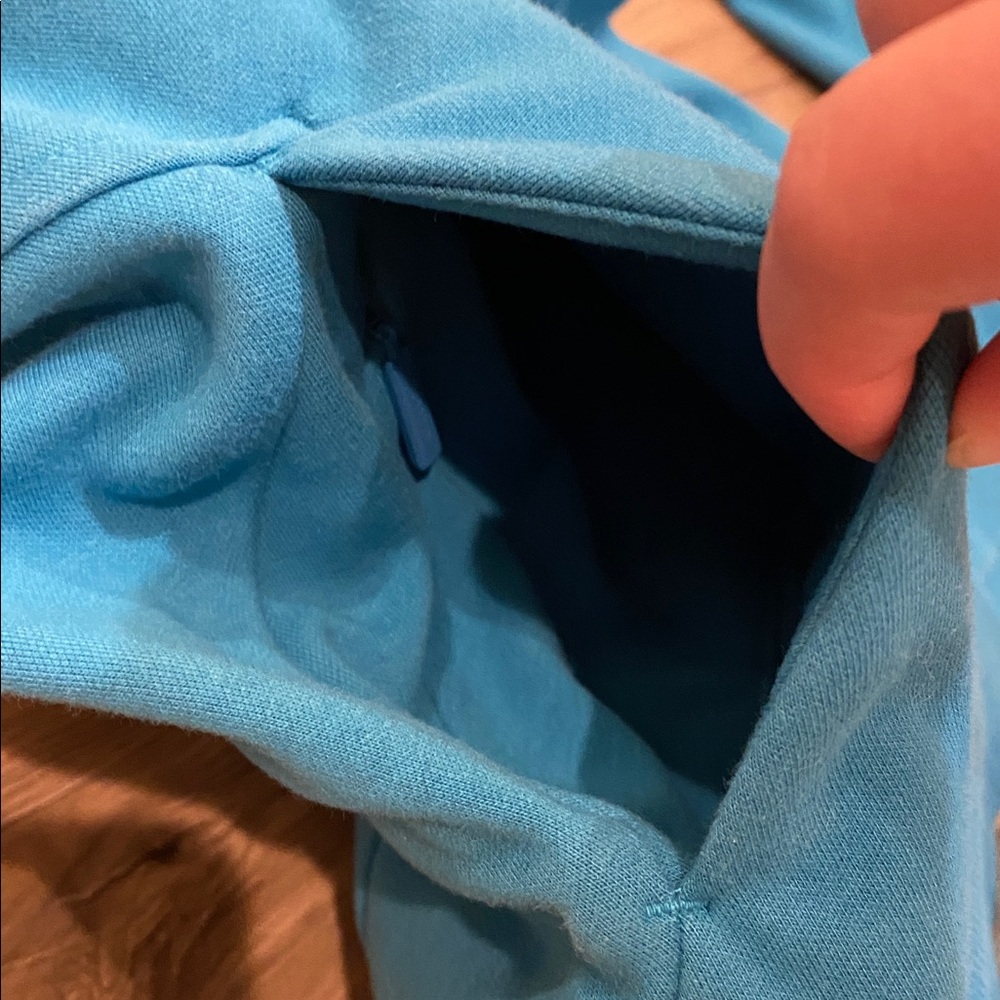 Athleta Bright Teal Athletic Hoodie - Picture 4 of 7